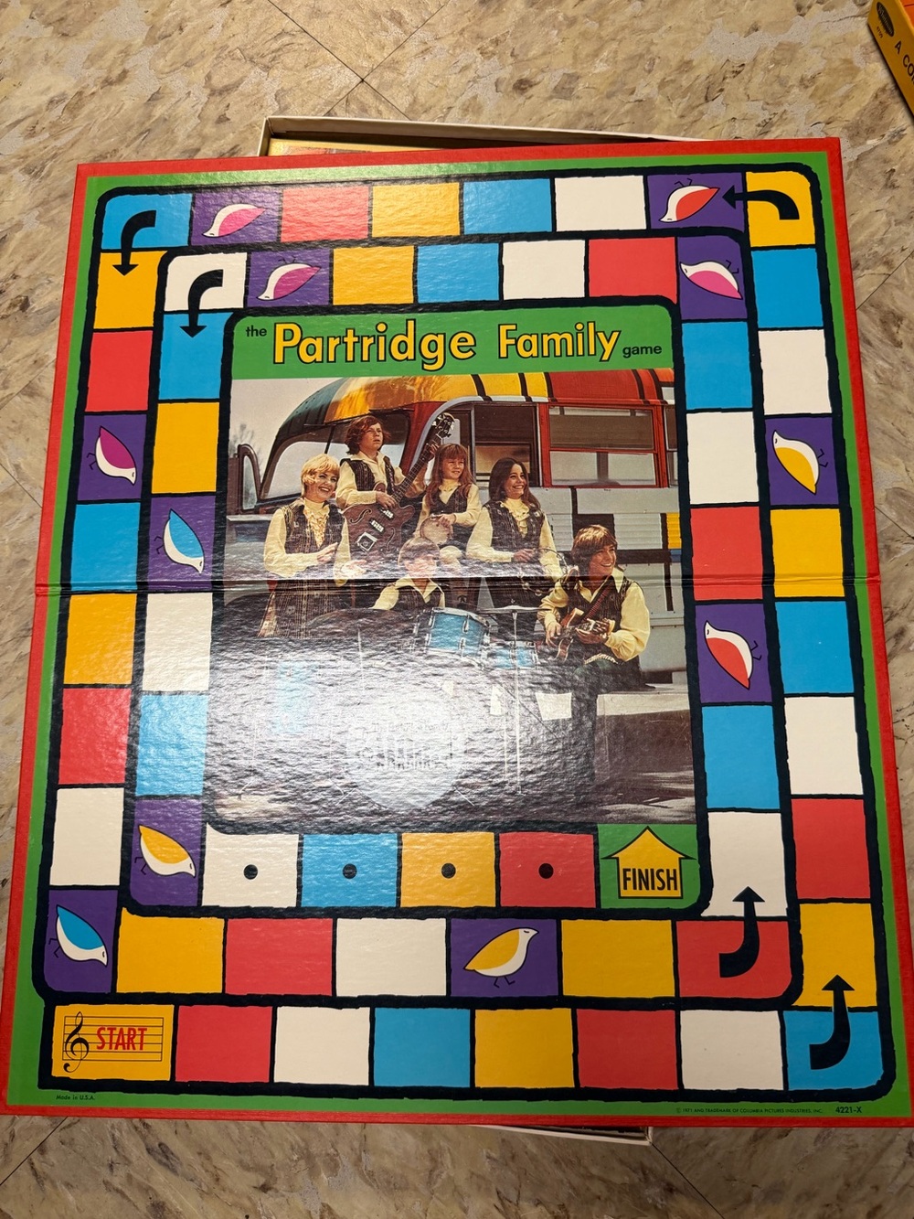 Vintage The Partridge Family Game